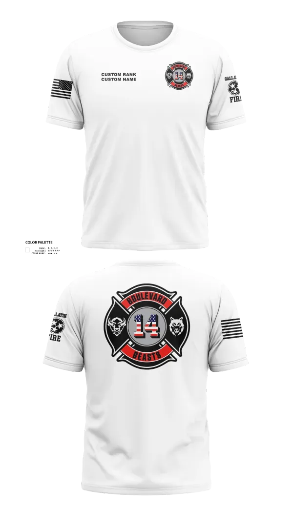 Old School Cotton Feel Shirt, Gallatin Fire Department Station 4, Fire Department, Teamtime, Team time, sublimation, custom sports apparel, team uniforms, spirit wear, spiritwear, sports uniforms, custom shirts, team store, custom team store, fundraiser sports, apparel fundraiser