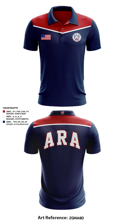 American Renaissance Academy Short Sleeve Performance Polo - 21