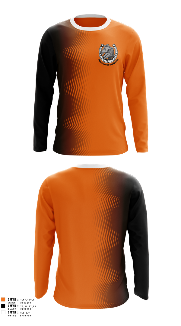 Long Sleeve Performance Shirt, Southwest Stallions, , Teamtime, Team time, sublimation, custom sports apparel, team uniforms, spirit wear, spiritwear, sports uniforms, custom shirts, team store, custom team store, fundraiser sports, apparel fundraiser