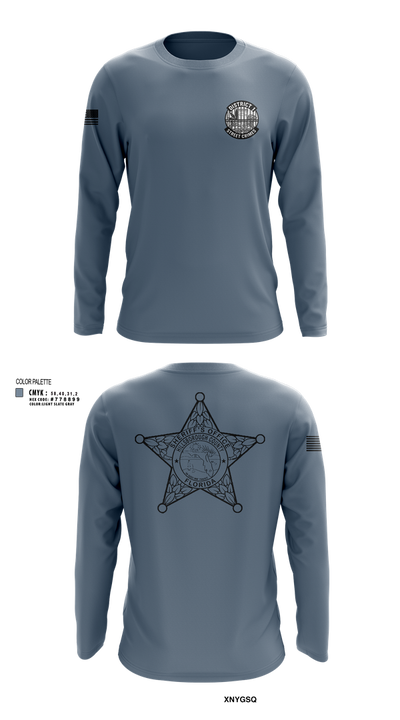 District I Street Crimes 1468514 Long Sleeve Performance Shirt 107