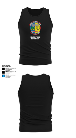 Tank Top, Newton Police Department, Police, Teamtime, Team time, sublimation, custom sports apparel, team uniforms, spirit wear, spiritwear, sports uniforms, custom shirts, team store, custom team store, fundraiser sports, apparel fundraiser