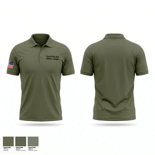 Short Sleeve Performance Polo, Recruiting Sub Station Casper, Marines, Teamtime, Team time, sublimation, custom sports apparel, team uniforms, spirit wear, spiritwear, sports uniforms, custom shirts, team store, custom team store, fundraiser sports, apparel fundraiser