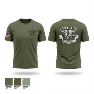 Short Sleeve Performance Shirt, Bedford County Sheriff SWAT, Police, Teamtime, Team time, sublimation, custom sports apparel, team uniforms, spirit wear, spiritwear, sports uniforms, custom shirts, team store, custom team store, fundraiser sports, apparel fundraiser