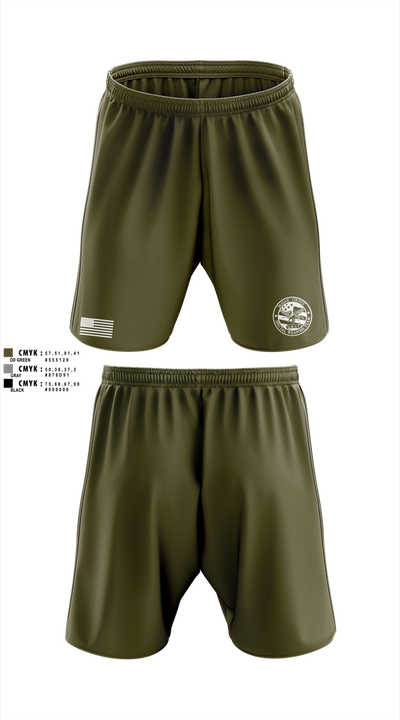 PCSO Black Knights 43803915 Athletic Shorts With Pockets - 1