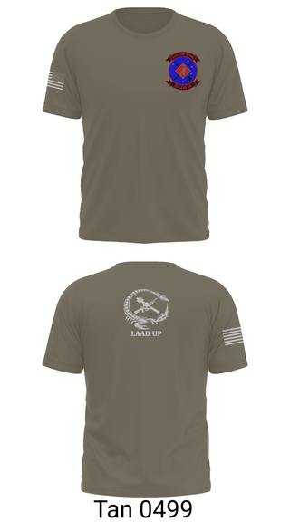 Old School Cotton Feel Shirt, 3d LAAD Bn, Marines, Teamtime, Team time, sublimation, custom sports apparel, team uniforms, spirit wear, spiritwear, sports uniforms, custom shirts, team store, custom team store, fundraiser sports, apparel fundraiser