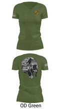 Gorilla battalion 60228867 Women's Short Sleeve V-neck Shirt - 48