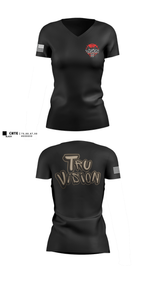Womens Short Sleeve Vneck Shirt, Tru vison, Men's Basketball, Teamtime, Team time, sublimation, custom sports apparel, team uniforms, spirit wear, spiritwear, sports uniforms, custom shirts, team store, custom team store, fundraiser sports, apparel fundraiser