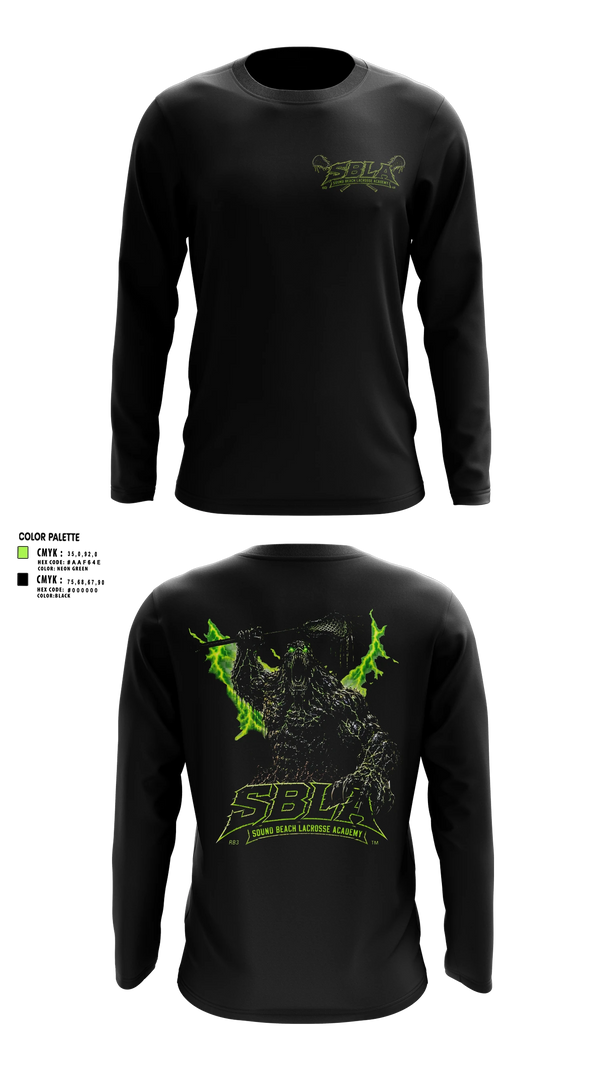 Long Sleeve Performance Shirt, Sound Beach Lacrosse Academy, Men's Lacrosse, Teamtime, Team time, sublimation, custom sports apparel, team uniforms, spirit wear, spiritwear, sports uniforms, custom shirts, team store, custom team store, fundraiser sports, apparel fundraiser