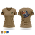 Pigeon Women's Short Sleeve V-neck Shirt - 1