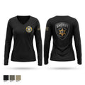 Muskogee county sheriff Women's Long Sleeve V-neck Shirt - 1