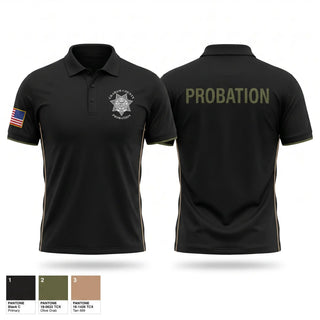 Short Sleeve Performance Polo, Graham County Probation, Police, Teamtime, Team time, sublimation, custom sports apparel, team uniforms, spirit wear, spiritwear, sports uniforms, custom shirts, team store, custom team store, fundraiser sports, apparel fundraiser