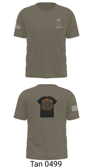 Short Sleeve Performance Shirt, Lucas Volunteer Fire Department, Fire Department, Teamtime, Team time, sublimation, custom sports apparel, team uniforms, spirit wear, spiritwear, sports uniforms, custom shirts, team store, custom team store, fundraiser sports, apparel fundraiser