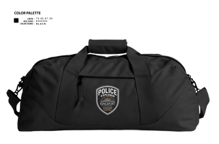 Duffle Bag, Kingsport Police Explorer Post, Police, Teamtime, Team time, sublimation, custom sports apparel, team uniforms, spirit wear, spiritwear, sports uniforms, custom shirts, team store, custom team store, fundraiser sports, apparel fundraiser