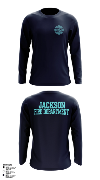 Long Sleeve Performance Shirt, Jackson Fire Department, Fire Department, Teamtime, Team time, sublimation, custom sports apparel, team uniforms, spirit wear, spiritwear, sports uniforms, custom shirts, team store, custom team store, fundraiser sports, apparel fundraiser