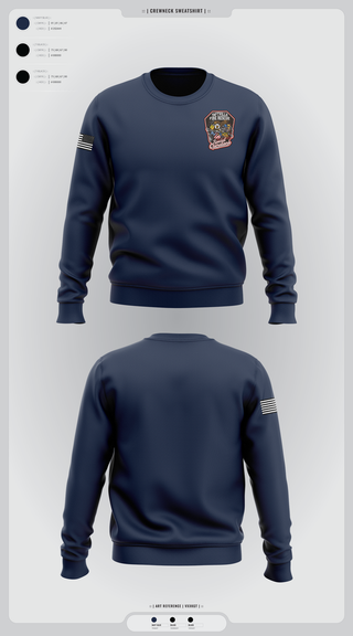 Crew Neck Sweatshirt, Holly Springs Police Department, , Teamtime, Team time, sublimation, custom sports apparel, team uniforms, spirit wear, spiritwear, sports uniforms, custom shirts, team store, custom team store, fundraiser sports, apparel fundraiser