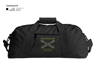 Duffle Bag, 1-487 Alpha Battery Field Artillery, National Guard, Teamtime, Team time, sublimation, custom sports apparel, team uniforms, spirit wear, spiritwear, sports uniforms, custom shirts, team store, custom team store, fundraiser sports, apparel fundraiser