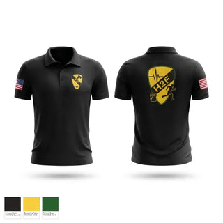 Short Sleeve Performance Polo, 1st Air Cavalry Brigade H2F, Army, Teamtime, Team time, sublimation, custom sports apparel, team uniforms, spirit wear, spiritwear, sports uniforms, custom shirts, team store, custom team store, fundraiser sports, apparel fundraiser