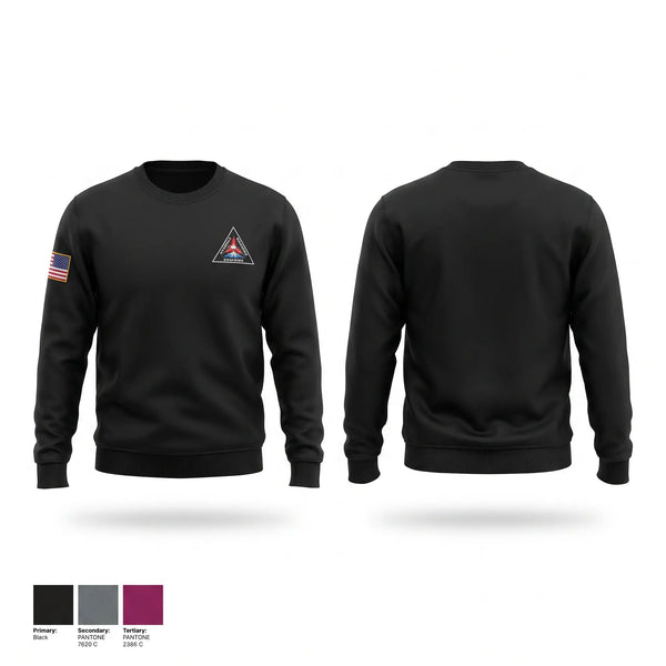 Crew Neck Sweatshirt, HSM Weapons School Atlantic, Navy, Teamtime, Team time, sublimation, custom sports apparel, team uniforms, spirit wear, spiritwear, sports uniforms, custom shirts, team store, custom team store, fundraiser sports, apparel fundraiser