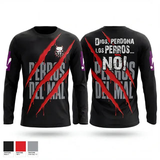 Long Sleeve Performance Shirt, PERROS DEL MAL FC, Men's Soccer, Teamtime, Team time, sublimation, custom sports apparel, team uniforms, spirit wear, spiritwear, sports uniforms, custom shirts, team store, custom team store, fundraiser sports, apparel fundraiser