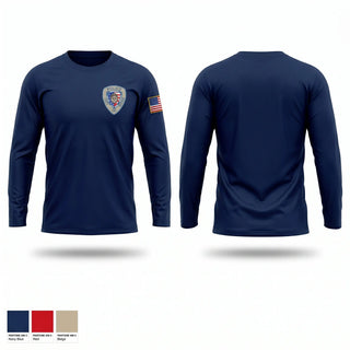 Long Sleeve Performance Shirt, Nyssa Police Department, Police, Teamtime, Team time, sublimation, custom sports apparel, team uniforms, spirit wear, spiritwear, sports uniforms, custom shirts, team store, custom team store, fundraiser sports, apparel fundraiser