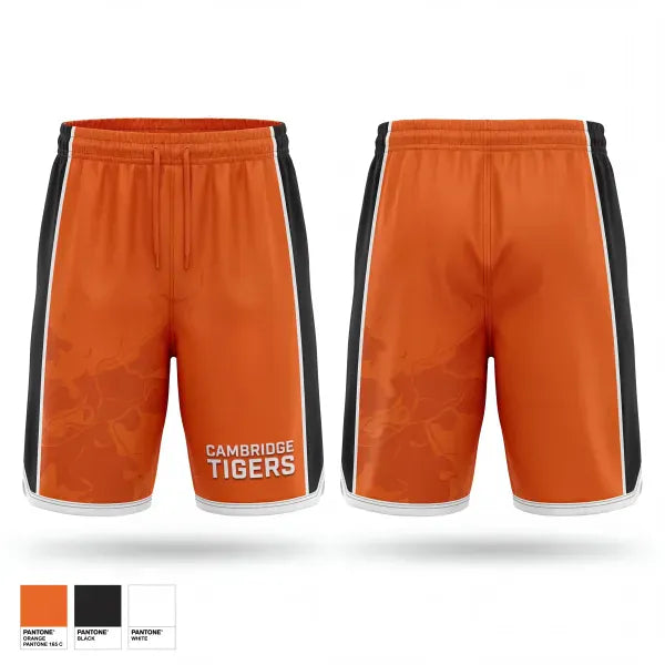 Athletic Shorts With Pockets, Cambridge Tigers, Softball, Teamtime, Team time, sublimation, custom sports apparel, team uniforms, spirit wear, spiritwear, sports uniforms, custom shirts, team store, custom team store, fundraiser sports, apparel fundraiser