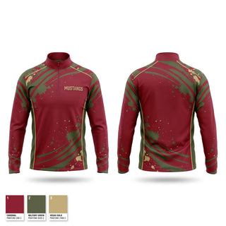 Quarter Zip Jacket, Mustangs, , Teamtime, Team time, sublimation, custom sports apparel, team uniforms, spirit wear, spiritwear, sports uniforms, custom shirts, team store, custom team store, fundraiser sports, apparel fundraiser
