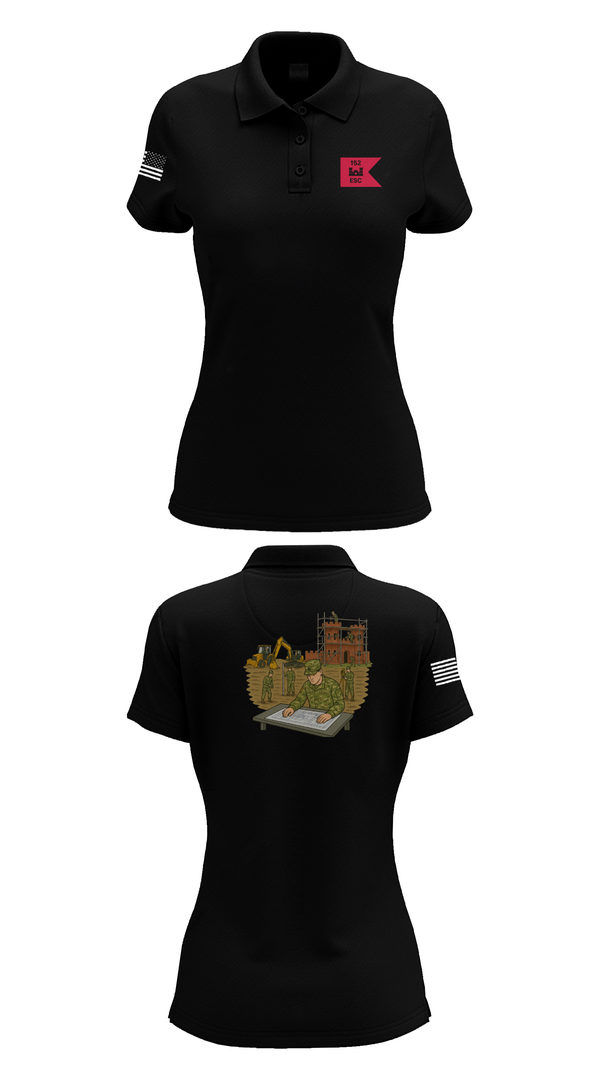 Womens Short Sleeve Performance Polo, 152, Army, Teamtime, Team time, sublimation, custom sports apparel, team uniforms, spirit wear, spiritwear, sports uniforms, custom shirts, team store, custom team store, fundraiser sports, apparel fundraiser