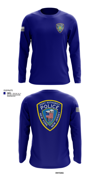 Long Sleeve Performance Shirt, Port Authority Police, , Teamtime, Team time, sublimation, custom sports apparel, team uniforms, spirit wear, spiritwear, sports uniforms, custom shirts, team store, custom team store, fundraiser sports, apparel fundraiser