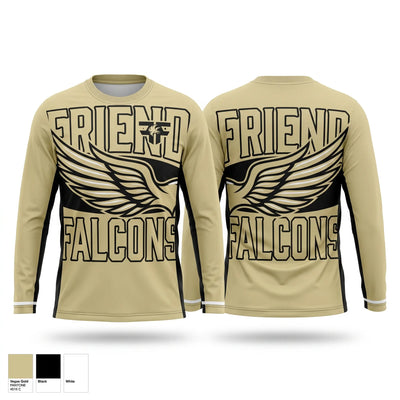 Friend Lady Falcons Long Sleeve Performance Shirt 1