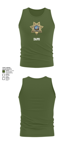 Tank Top, Dapo, , Teamtime, Team time, sublimation, custom sports apparel, team uniforms, spirit wear, spiritwear, sports uniforms, custom shirts, team store, custom team store, fundraiser sports, apparel fundraiser