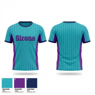 Short Sleeve Performance Shirt, Sirens, Softball, Teamtime, Team time, sublimation, custom sports apparel, team uniforms, spirit wear, spiritwear, sports uniforms, custom shirts, team store, custom team store, fundraiser sports, apparel fundraiser