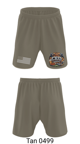 Athletic Shorts With Pockets, B.H.B.A.N., Army, Teamtime, Team time, sublimation, custom sports apparel, team uniforms, spirit wear, spiritwear, sports uniforms, custom shirts, team store, custom team store, fundraiser sports, apparel fundraiser