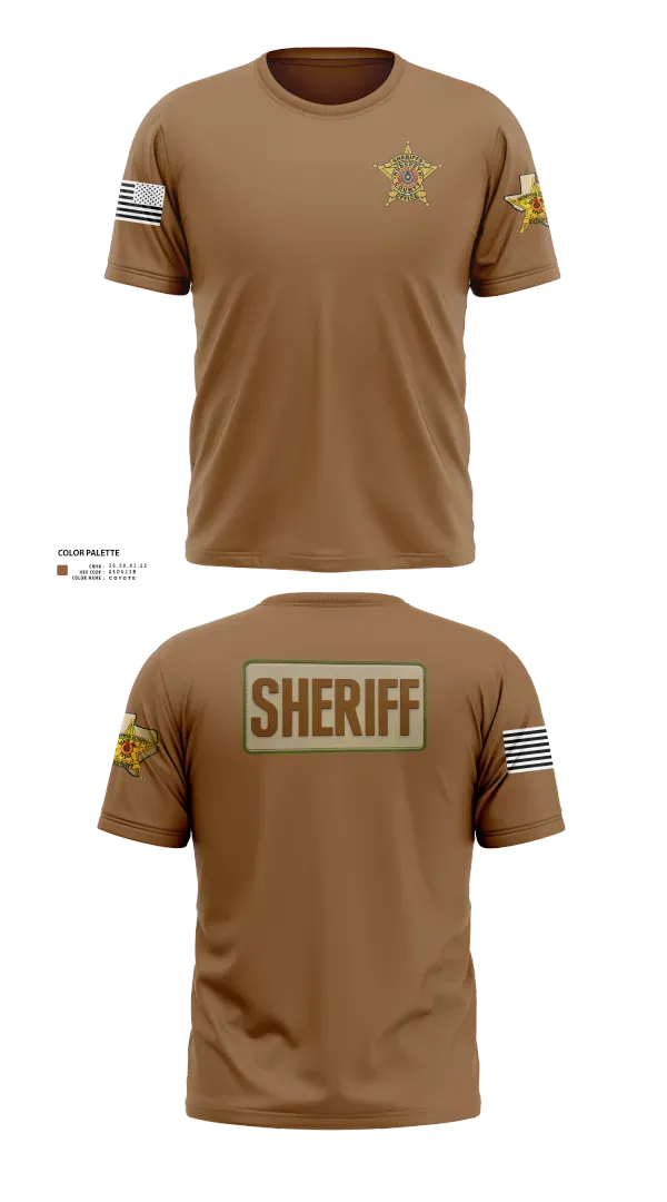 Hudspeth county sheriff office 47128359 Short Sleeve Performance Shirt - 30