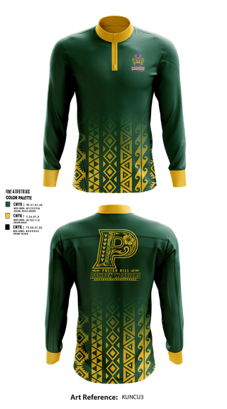 Quarter Zip Jacket, Polish Hill Rainbow Warriors, , Teamtime, Team time, sublimation, custom sports apparel, team uniforms, spirit wear, spiritwear, sports uniforms, custom shirts, team store, custom team store, fundraiser sports, apparel fundraiser