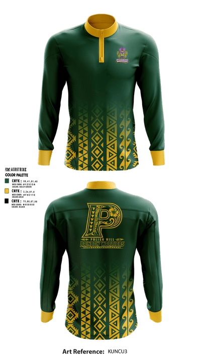 Polish Hill Rainbow Warriors 46803430 Quarter Zip Jacket - 1