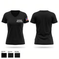 Fayetteville Police K-9 Unit Women's Short Sleeve V-neck Shirt - 1