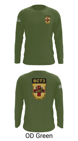 Long Sleeve Performance Shirt, BCT3, Army, Teamtime, Team time, sublimation, custom sports apparel, team uniforms, spirit wear, spiritwear, sports uniforms, custom shirts, team store, custom team store, fundraiser sports, apparel fundraiser