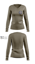Alabama ICAC 57342857 Women's Long Sleeve V-neck Shirt - 11