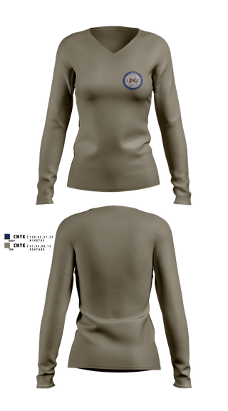 Womens Long Sleeve Vneck Shirt, Alabama ICAC, Police, Teamtime, Team time, sublimation, custom sports apparel, team uniforms, spirit wear, spiritwear, sports uniforms, custom shirts, team store, custom team store, fundraiser sports, apparel fundraiser