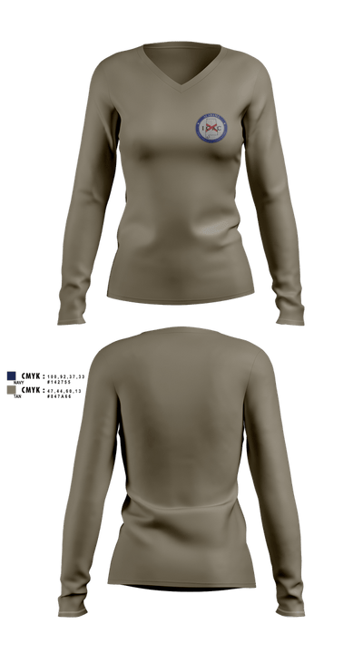 Alabama ICAC 57342857 Women's Long Sleeve V-neck Shirt - 11