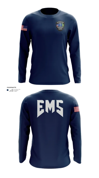 Long Sleeve Performance Shirt, Greene County EMS, EMS/EMT, Teamtime, Team time, sublimation, custom sports apparel, team uniforms, spirit wear, spiritwear, sports uniforms, custom shirts, team store, custom team store, fundraiser sports, apparel fundraiser