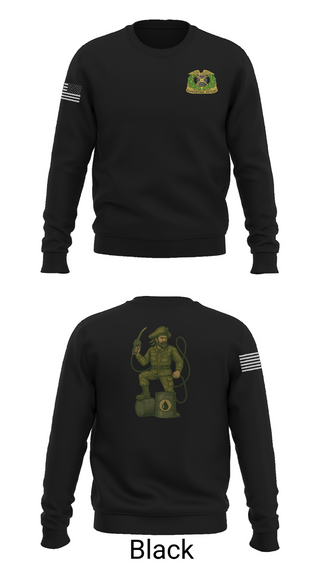 Crew Neck Sweatshirt, 877th Quartermaster Company, Army, Teamtime, Team time, sublimation, custom sports apparel, team uniforms, spirit wear, spiritwear, sports uniforms, custom shirts, team store, custom team store, fundraiser sports, apparel fundraiser