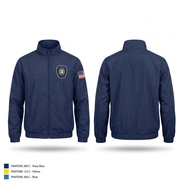 Windbreaker, Chelsea Fire, Fire Department, Teamtime, Team time, sublimation, custom sports apparel, team uniforms, spirit wear, spiritwear, sports uniforms, custom shirts, team store, custom team store, fundraiser sports, apparel fundraiser
