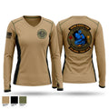 111th Ground Surgical Team Women's Long Sleeve V-neck Shirt - 1