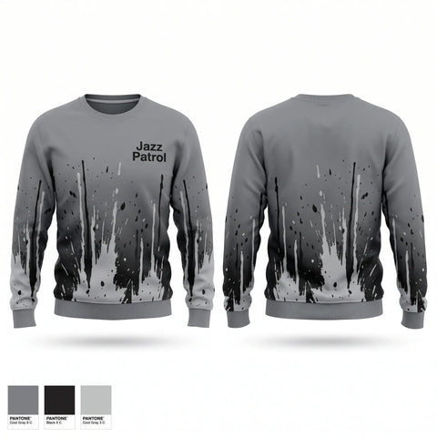 Crew Neck Sweatshirt, Jazz Patrol, , Teamtime, Team time, sublimation, custom sports apparel, team uniforms, spirit wear, spiritwear, sports uniforms, custom shirts, team store, custom team store, fundraiser sports, apparel fundraiser