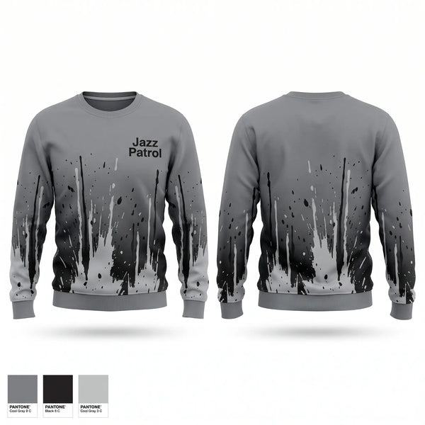 Crew Neck Sweatshirt, Jazz Patrol, , Teamtime, Team time, sublimation, custom sports apparel, team uniforms, spirit wear, spiritwear, sports uniforms, custom shirts, team store, custom team store, fundraiser sports, apparel fundraiser