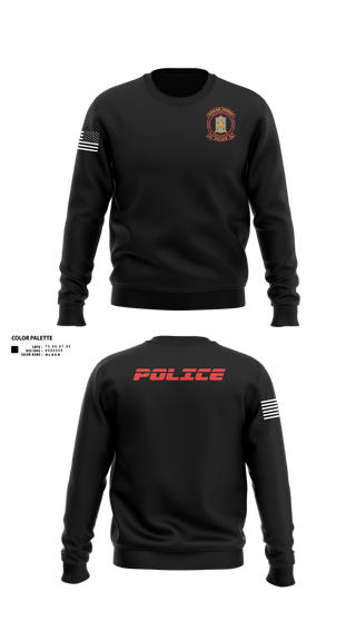 Crew Neck Sweatshirt, Douglass Township Police Department, Police, Teamtime, Team time, sublimation, custom sports apparel, team uniforms, spirit wear, spiritwear, sports uniforms, custom shirts, team store, custom team store, fundraiser sports, apparel fundraiser