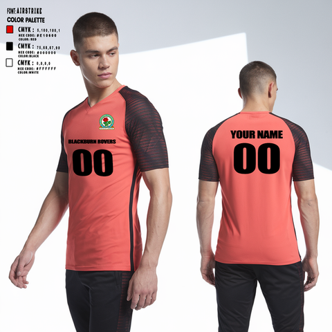Mens Soccer Jersey, Blackburn Rovers, Men's Soccer, Teamtime, Team time, sublimation, custom sports apparel, team uniforms, spirit wear, spiritwear, sports uniforms, custom shirts, team store, custom team store, fundraiser sports, apparel fundraiser