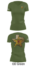 Hudspeth county sheriff office 47128359 Women's Short Sleeve V-neck Shirt - 46
