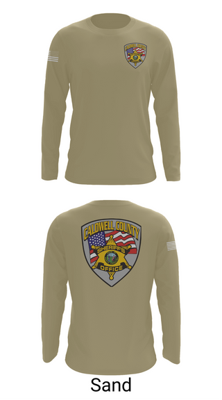 Long Sleeve Performance Shirt, Caldwell County Sheriff's Office, , Teamtime, Team time, sublimation, custom sports apparel, team uniforms, spirit wear, spiritwear, sports uniforms, custom shirts, team store, custom team store, fundraiser sports, apparel fundraiser